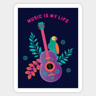 Music Is My Life Sticker